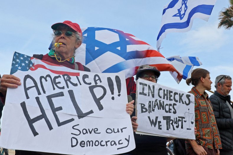 Protesting Netanyahu's 'Reforms'