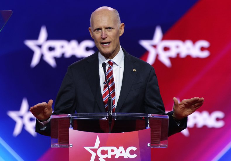 U.S. Sen. Rick Scott (R-FL) speaks during