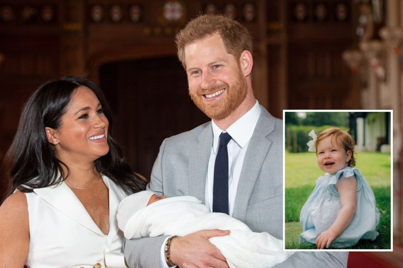 Prince Harry and Meghan Markle With Children