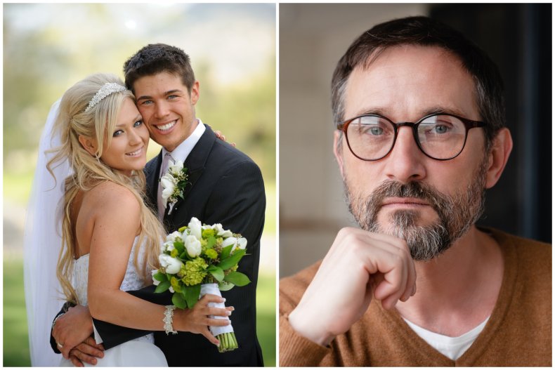 image of a couple and a serious-looking