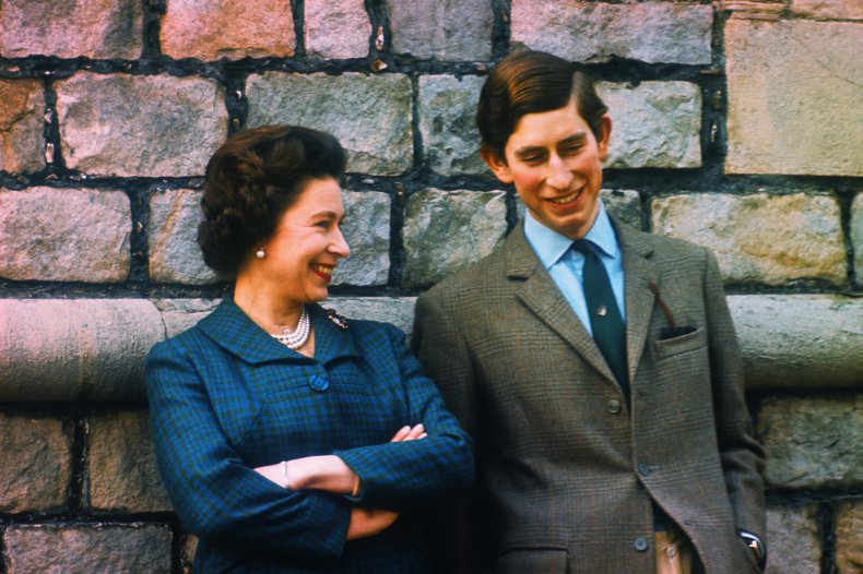 Queen Elizabeth II and King Charles 1969