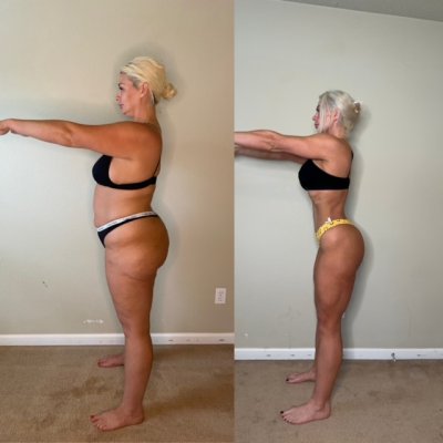 woman loses 80 lbs in 8 months