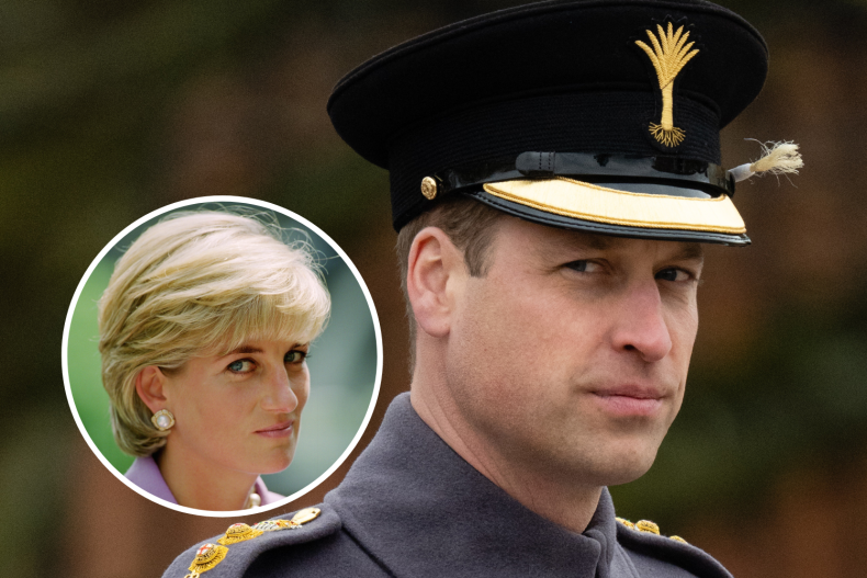 Prince William and Princess Diana Eyes