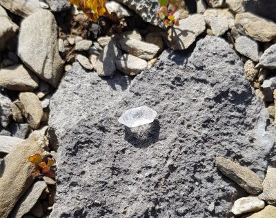 Rock crystal found in the Alps