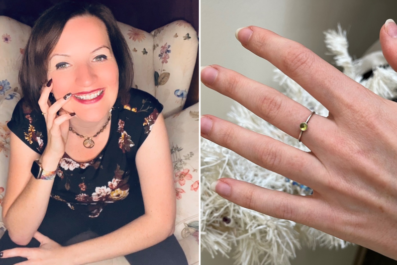Carissa Snedden With Her Divorce Ring