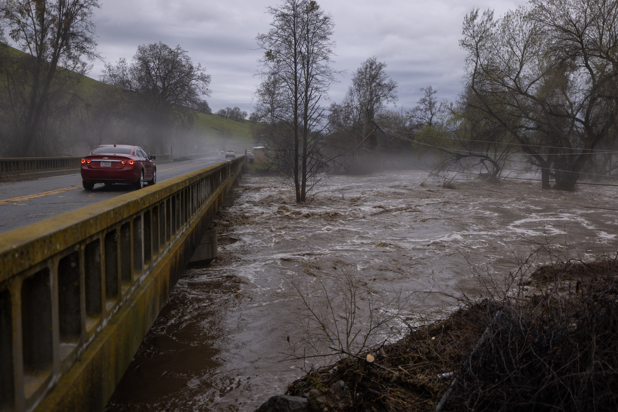 Videos Show California Flash Floods Sweeping Through Homes and Roads