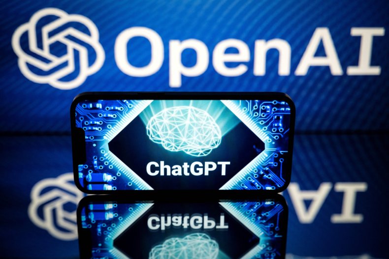 OpenAI and ChatGPT logos pictured 