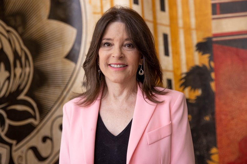 Marianne Williamson attends AIDS monument groundbreaking