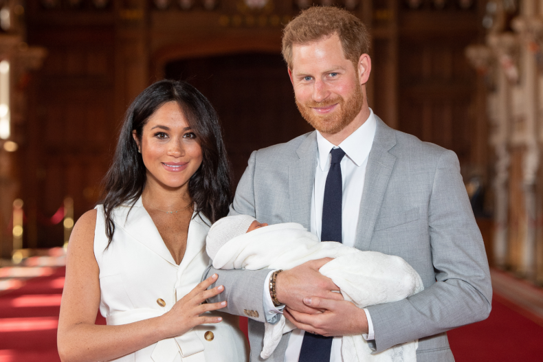 Meghan Markle, Prince Harry and Prince Archie 