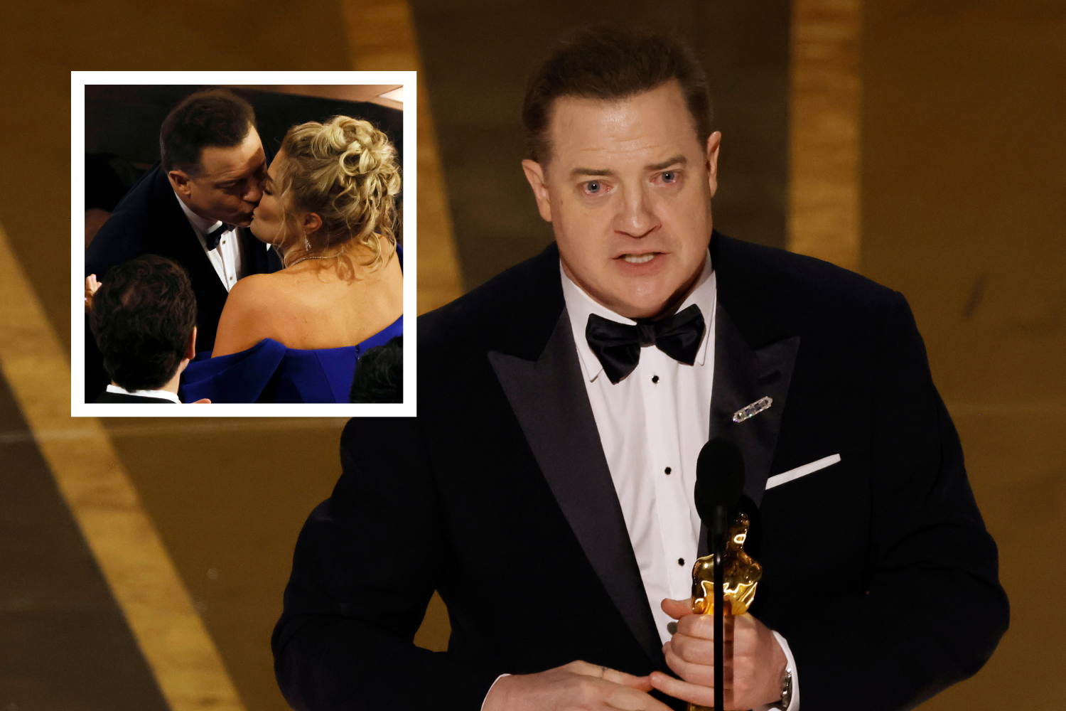 Brendan Fraser's Tearful Oscars Speech a Nod to Career Lows — Read in Full