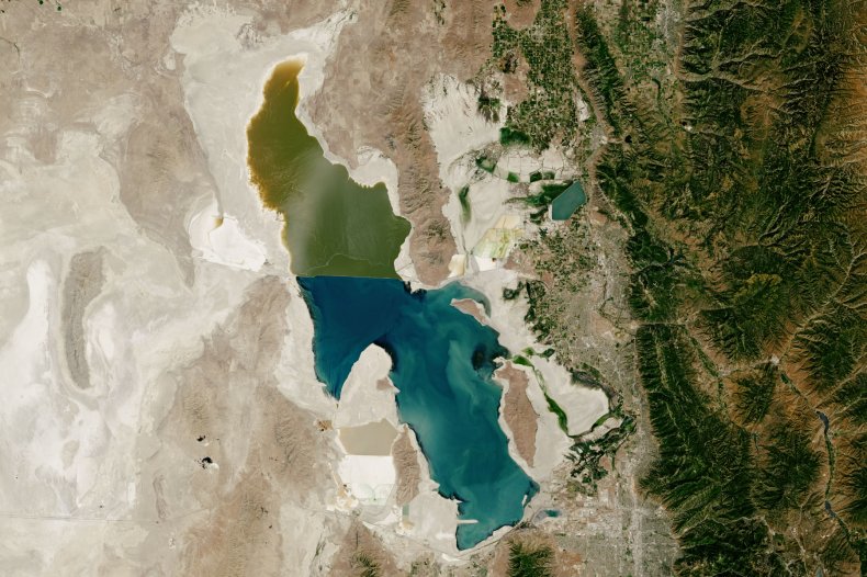 danau garam besar Juli 2022
