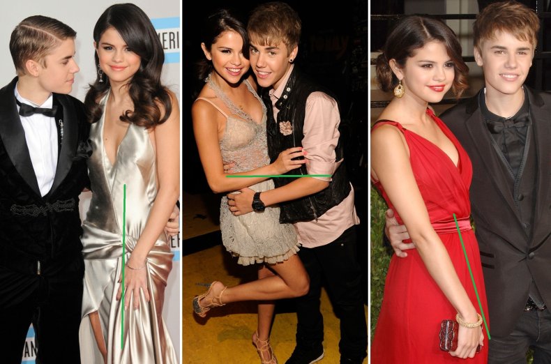 Justin Bieber and Selena Gomez in 2011.