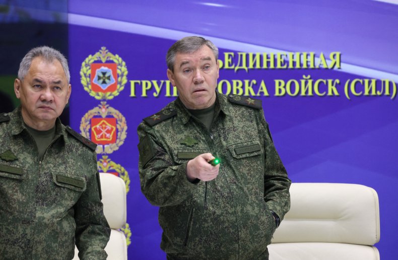 Shoigu and Gerasimov Russia invasion of Ukraine