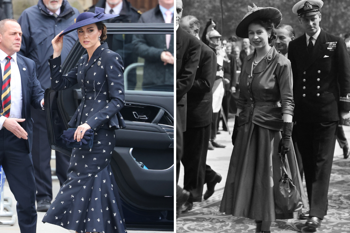 Kate Middleton and Queen Elizabeth II Fashion