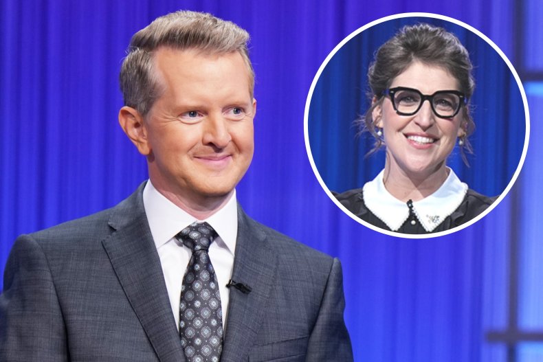 "Jeopardy!" hosts Ken Jennings and Mayim Bialik