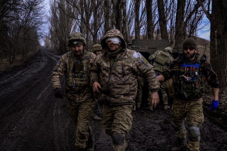 Ukrainian Soldiers Fighting In Bakhmut
