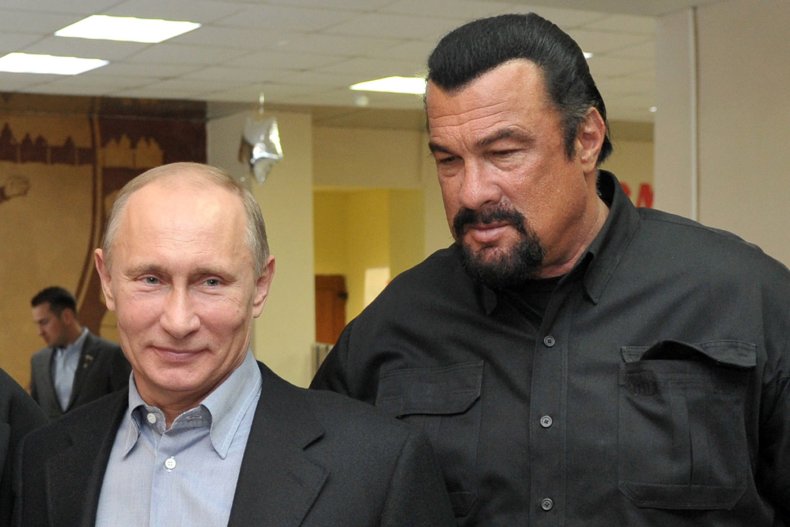 Vladimir Putin e Steven Seagal