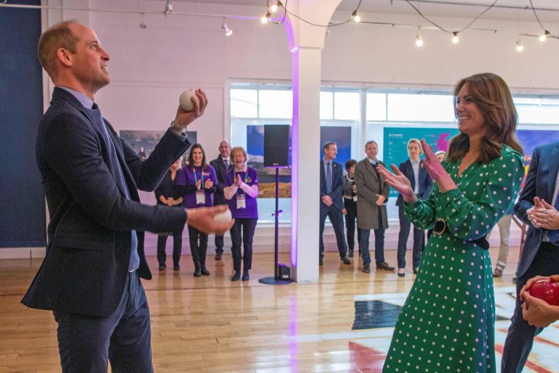 Prince William Juggling With Kate Middleton 