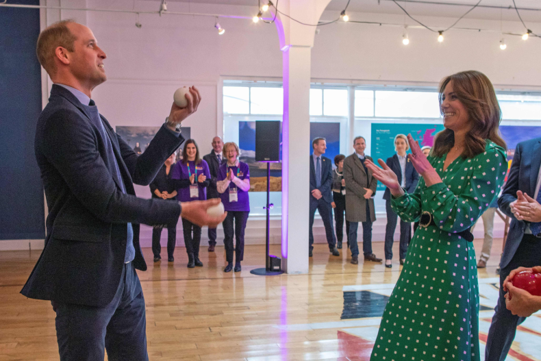 Prince William Juggling With Kate Middleton