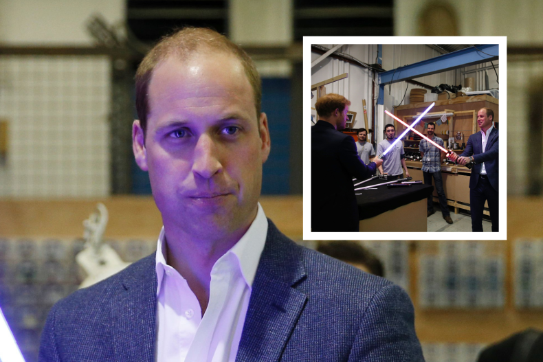 Prince William and Prince Harry "Star Wars"