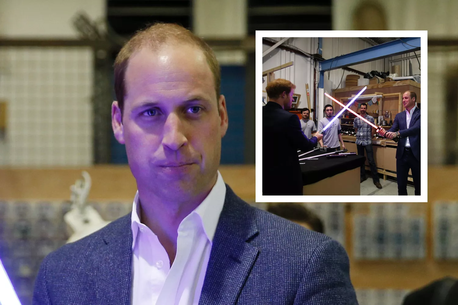 Prince William and Harry 'Lightsaber Fight' Shared By Fans: 'Foreshadowing' - Vimarsana News