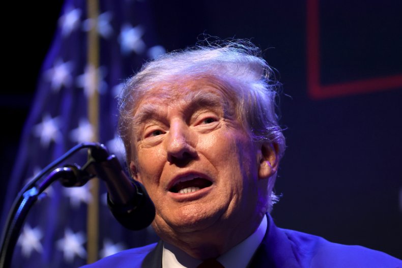 Donald Trump speaking in Iowa