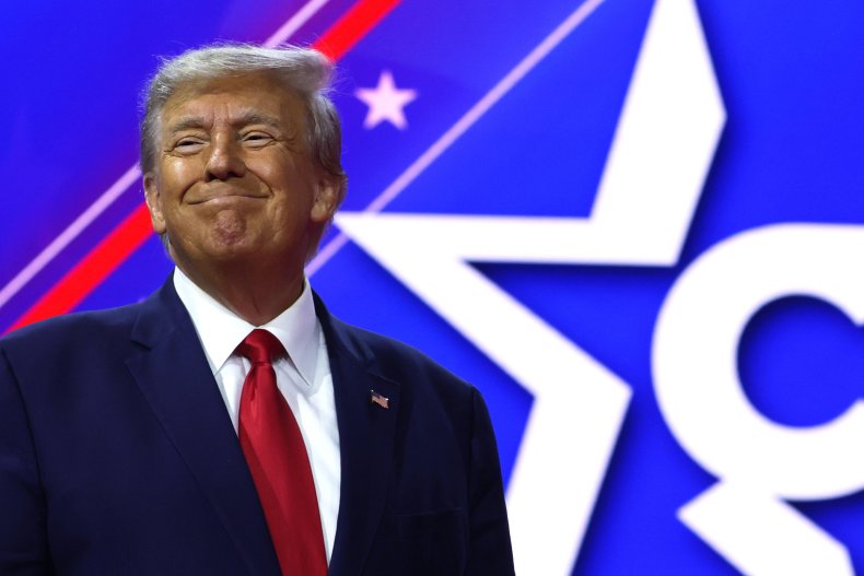 Donald Trump Addresses CPAC in Maryland