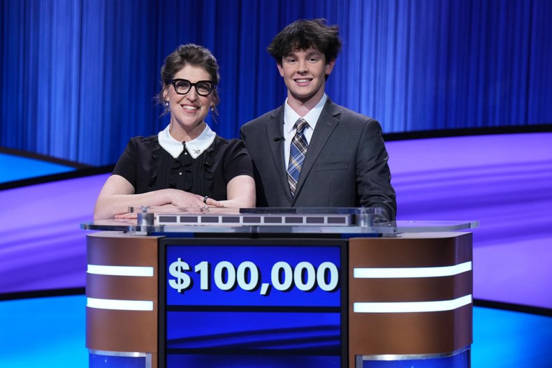 Mayim Bialik and Justin Bolsen