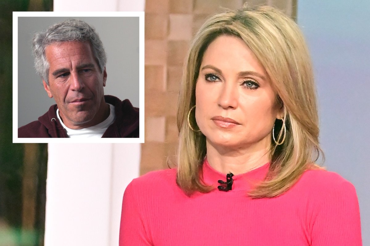 Amy Robach and disgraced financier Jeffrey Epstein