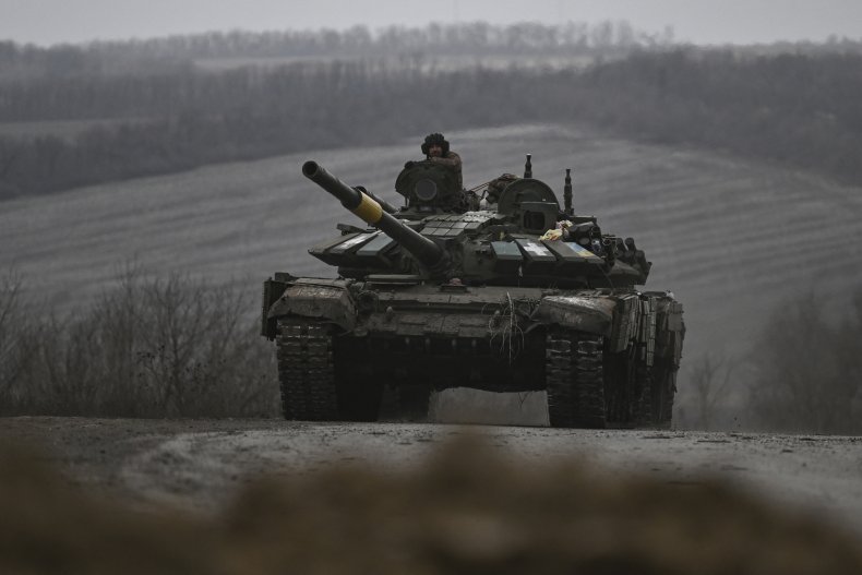Ukrainian tank