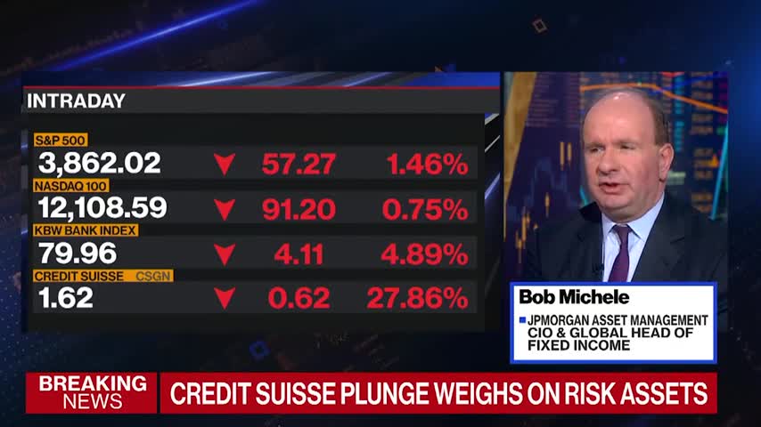 Credit Suisse Is Tip of the Iceberg Bob Michele on Bloomberg TV