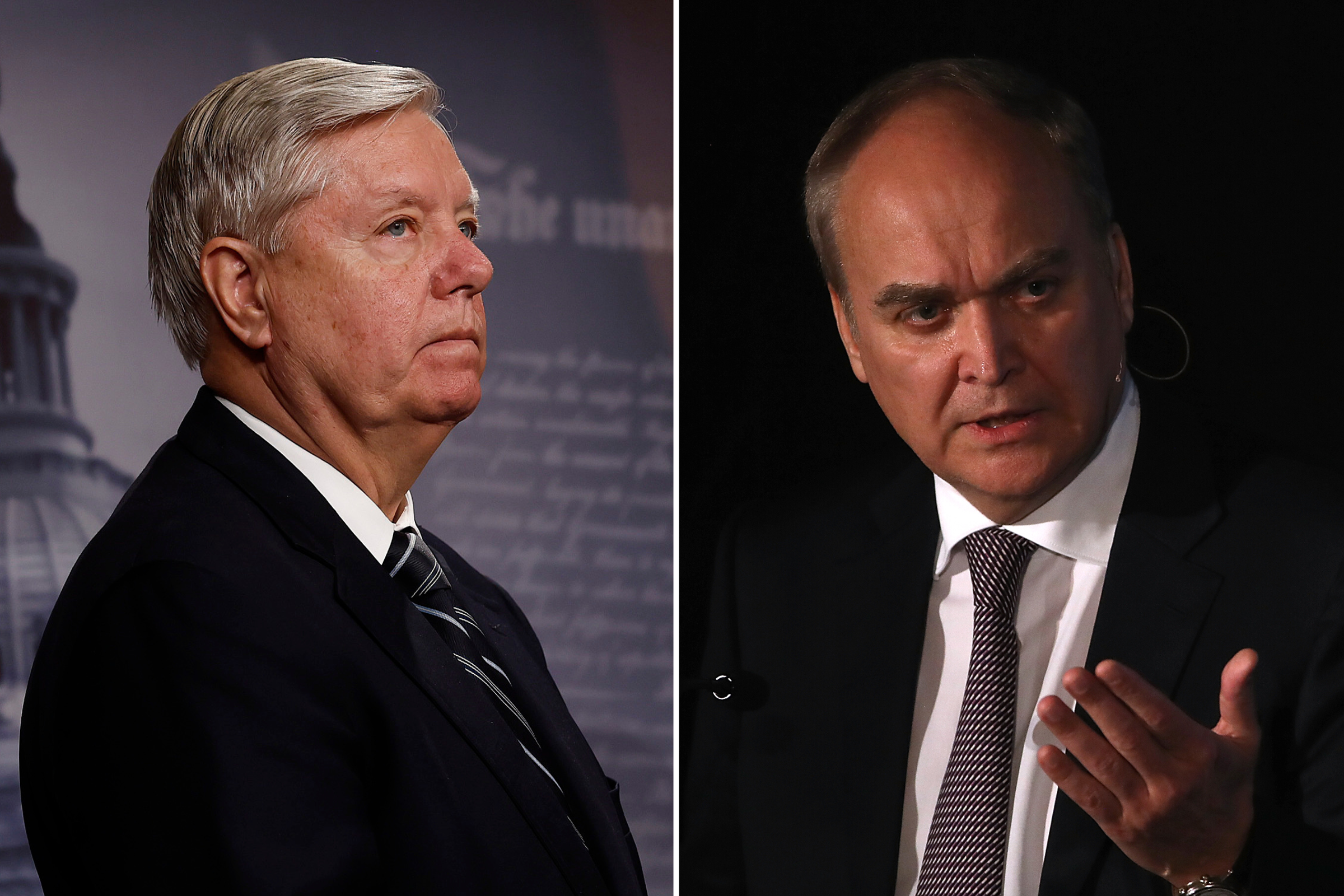 Russian Diplomat Accuses Lindsey Graham of Provoking 'Dangerous Escalation'