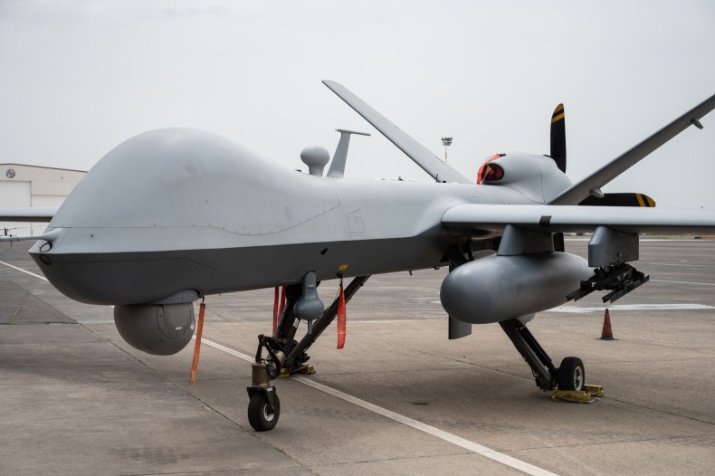 MQ-9 Reaper drone at US base Sicily