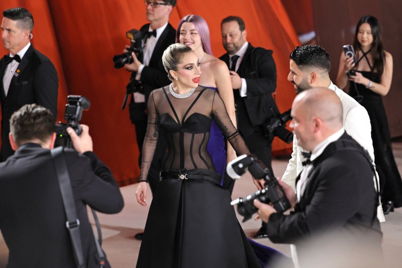 Lady Gaga 95th Academy Awards red carpet