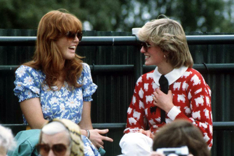 Sarah "Fergie" Ferguson and Princess Diana