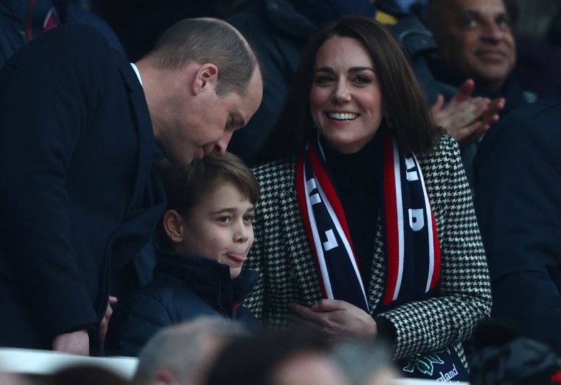 Prince William, Prince George and Kate Middleton