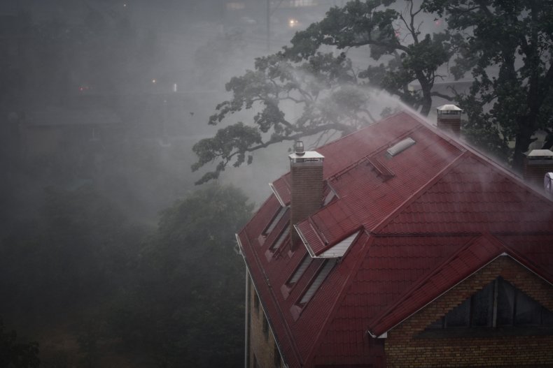 Heavy Rain during storm