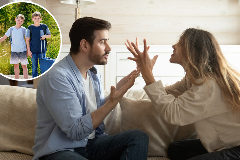 Couple Argue Over Children's Bedtimes