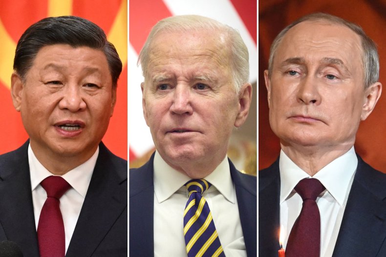 Xi, Biden, Putin