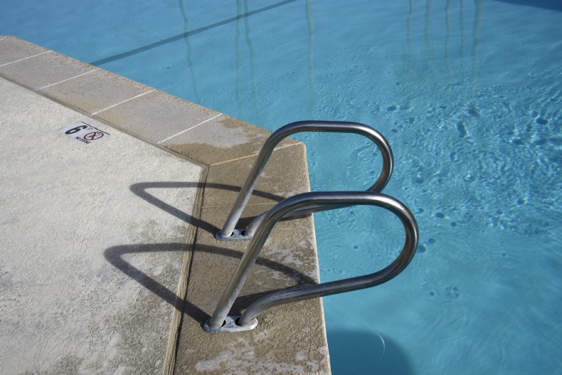empty swimming pool stock image