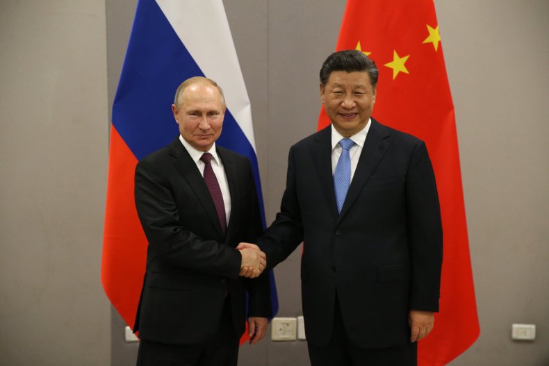 Vladmir Putin and Xi Jinping 