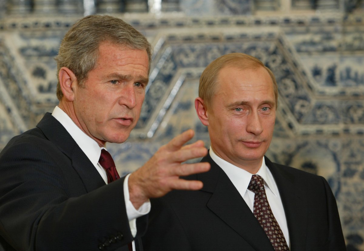 Presidents, George, W, Bush, and, Vladimir, Putin