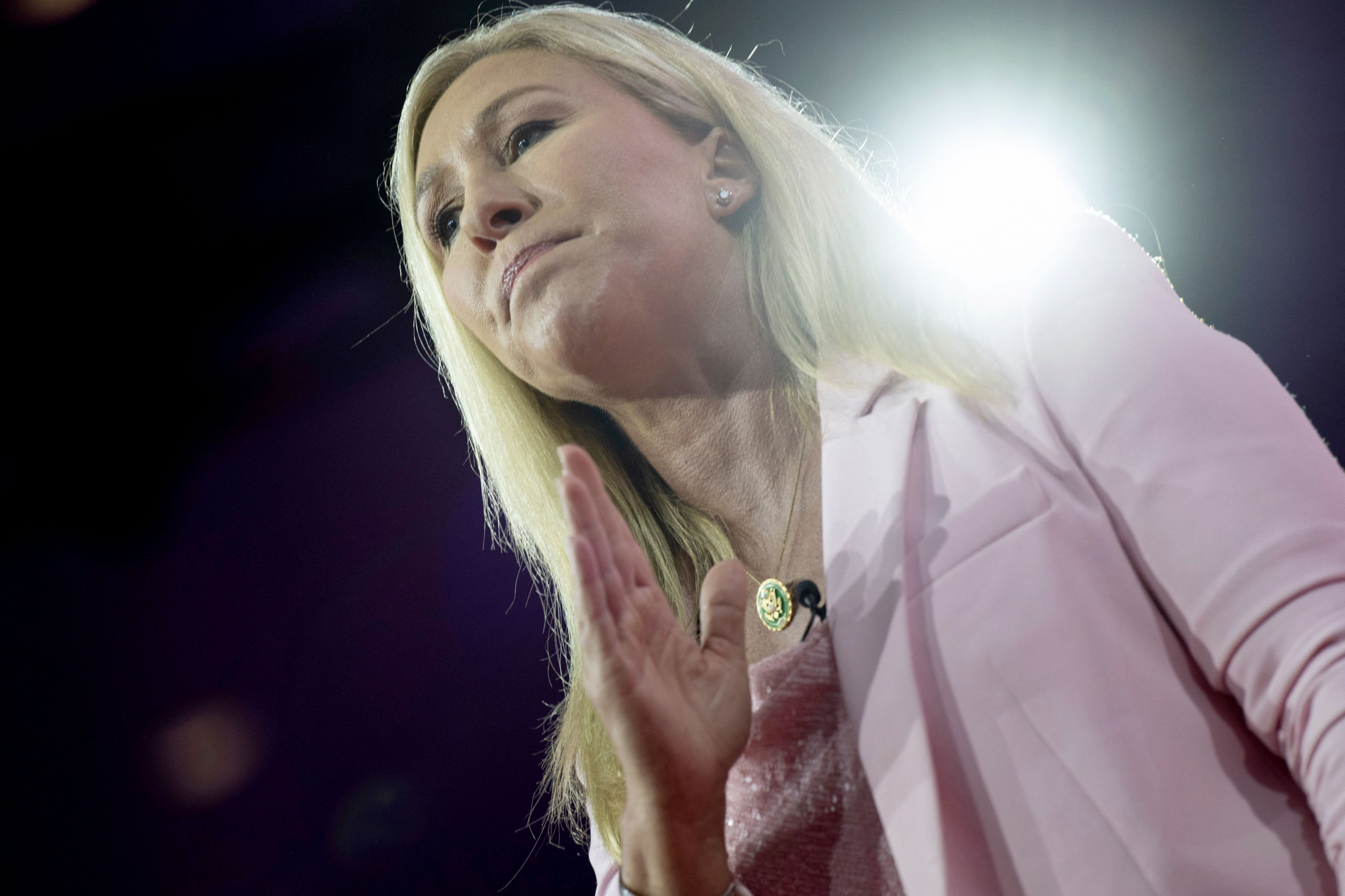 Marjorie Taylor Greene Slams Her Own Party as Potential Trump Arrest Looms