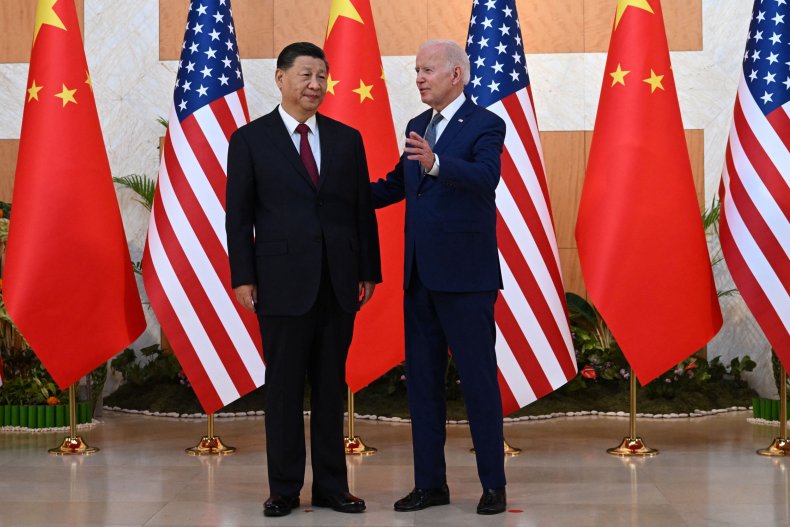 Joe Biden and Xi Jinping