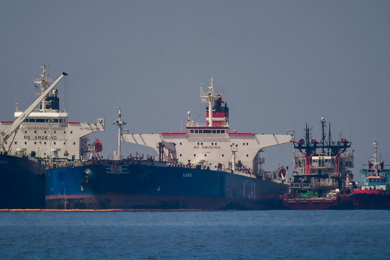 Tankers transportant du pétrole brut Russie UE G7