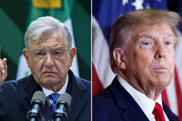 Andres Manuel Lopez Obrador e Donald Trump