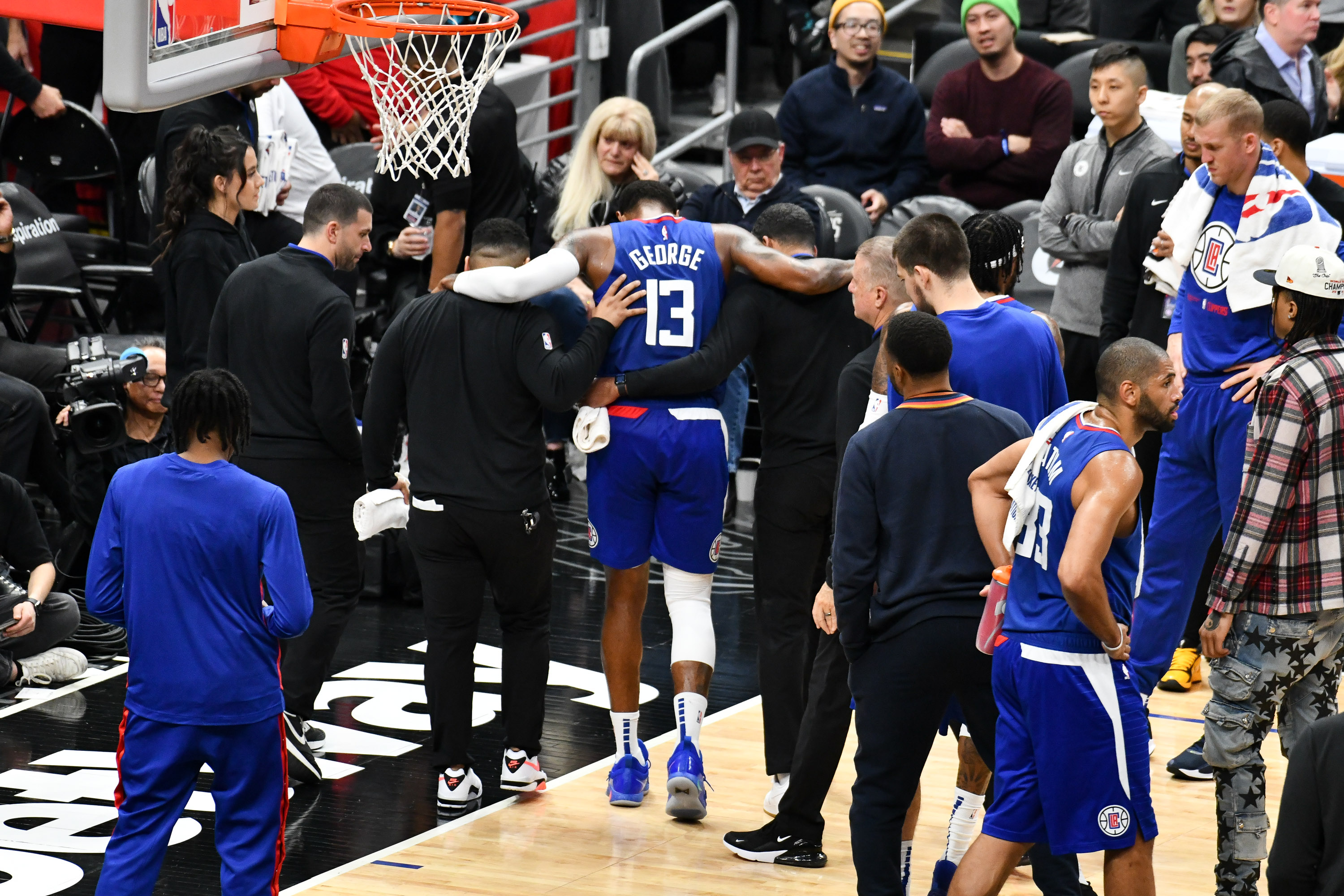 Paul George Injury Detail Noticed By Clippers Fans Sparks Concerns ...