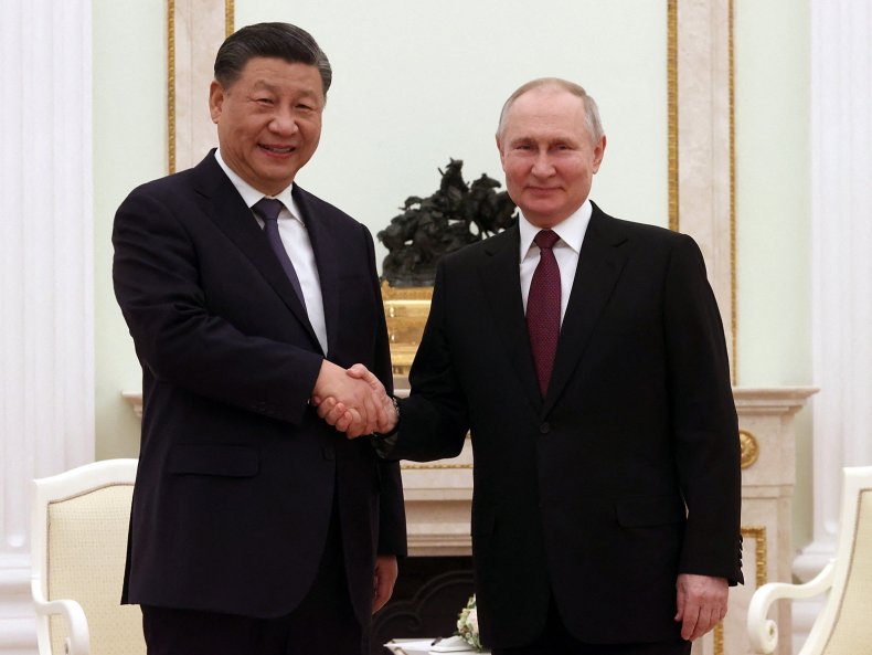 Xi Jinping and Vladimir Putin The Kremlin