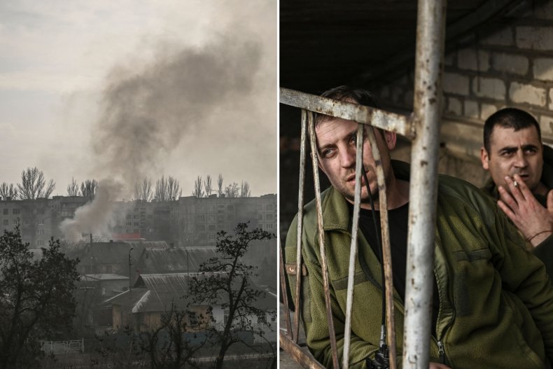 Bakhmut Russland-Ukraine-Krieg greift militärische Verteidigung Zelensky an
