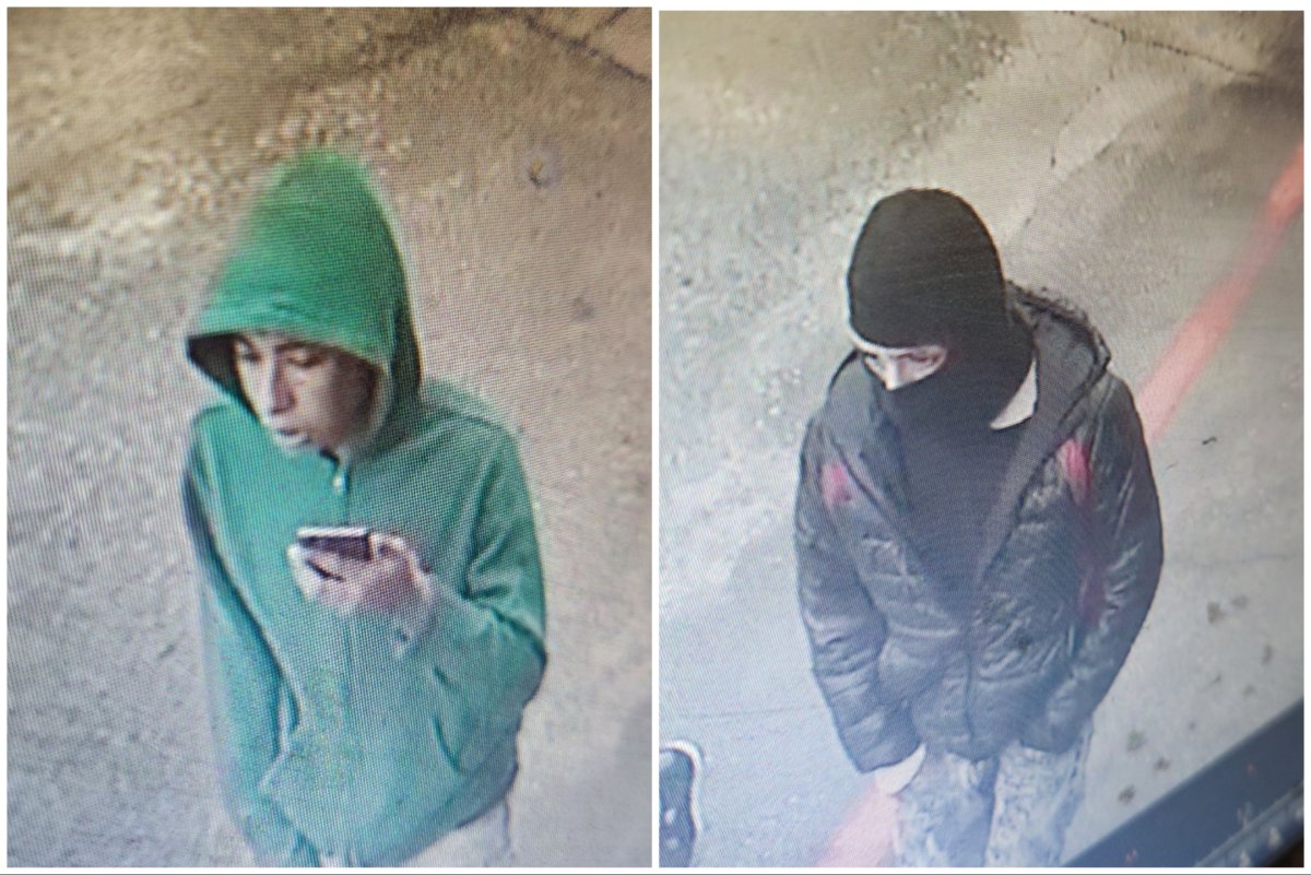 Still images of suspects